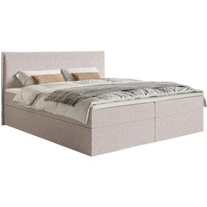 Selsey BOXSPRINGOVÁ POSTEL Softie béžová ženylka 160x200 cm obraz