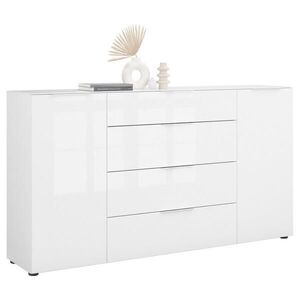 ŠIROKÁ KOMODA, bílá, 180/98, 7/40 cm obraz