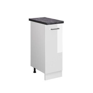 Vicco LÉKÁRNIČKOVÁ SKŘÍŇKA R-Line Bílá vysoký lesk 30 cm , PD Antracit obraz