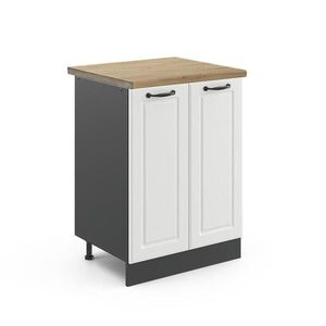 Vicco SPODNÍ SKŘÍŇKA KUCHYŇSKÉ LINKY R-Line Bílý venkovský dům 60 cm , PD Dub obraz