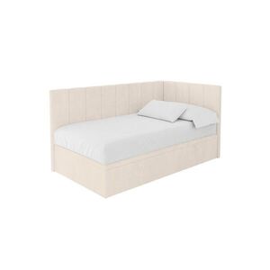 ALTDECOR JEDNOLŮŽKOVÁ POSTEL pro mládež s úložným prostorem vlevo, bez matrace - LOVY 100x200 béžová obraz