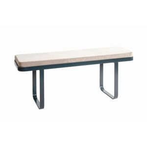 SEDACÍ LAVICE, kov, textil, 115/48/36 cm obraz