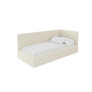ALTDECOR JEDNOLŮŽKOVÁ POSTEL pro mládež s úložným prostorem, vlevo - BEMY 80x200 béžová obraz