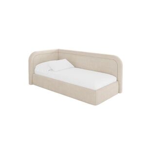 ALTDECOR JEDNOLŮŽKOVÁ POSTEL pro mládež s úložným prostorem, vpravo - JOVY 80x200 béžová obraz
