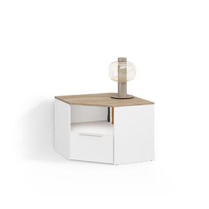 Livinity® NÍZKÝ NÁBYTEK POD TELEVIZI Piave Bílá/Sonoma 68 x 50 cm obraz