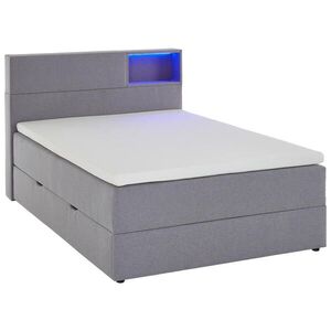 Xora POSTEL BOXSPRING, 140/200 cm, světle šedá obraz