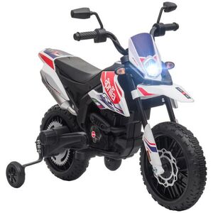 AIYAPLAY DĚTSKÝ elektrický motocykl, 12V dětský motocykl s hudbou, 6 km/h dětské vozidlo obraz