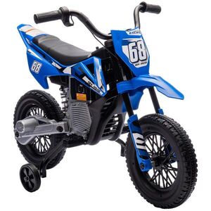 AIYAPLAY ELEKTRICKÁ MOTOCYKL, plast, kov, modrá obraz