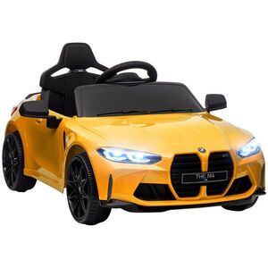 AIYAPLAY DĚTSKÉ elektrické auto 12 V s 2, 4G dálkovým ovládáním, 3–5 km/h, žluté obraz