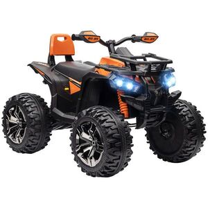 HOMCOM DĚTSKÉ ELEKTRICKÉ VOZIDLO, oranžové, kov, plast, 100D x 65Š x 73V cm obraz