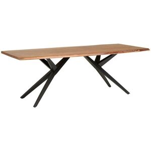 P & B JÍDELNÍ STŮL, akácie, černá, barvy vlašských ořechů, 220/100/76 cm obraz