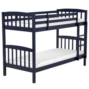 Beliani PATROVÁ POSTEL Modrá 90-200 cm Revin obraz
