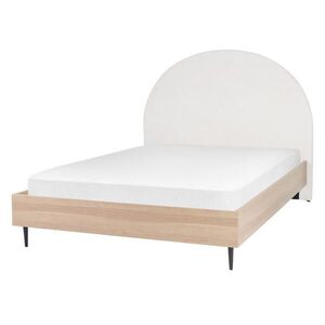 Beliani POSTEL 140/200 cm Krémově bílá Millay obraz