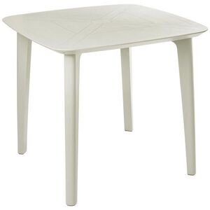 Beliani ZAHRADNÍ STŮL 86/86 cm Světle béžový Sorico obraz