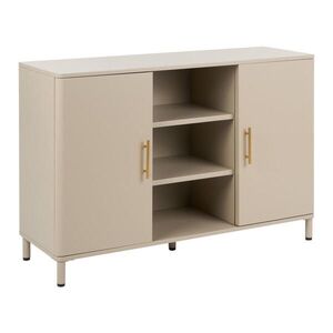 Beliani SIDEBOARD Kov Béžový Ombura obraz