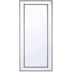 Beliani NÁSTĚNNÉ ZRCADLO zlato-stříbrná obdélníkové 50/130 cm Fenioux obraz