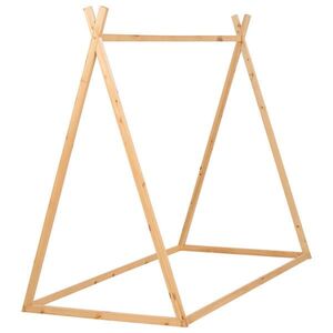 Beliani DĚTSKÁ POSTEL Světlejší Odstín dřeva 90-200 cm Saurat obraz