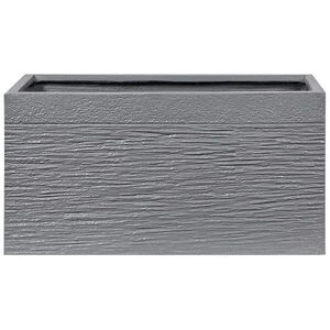 Beliani KVĚTINÁČ šedý obdélníkový 60/29/30 cm Myra obraz
