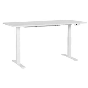 Beliani PSACÍ STŮL bílý 180/72 cm elektrický výškově nastavitelný Destin III obraz
