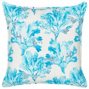 Beliani DEKORATIVNÍ polštář Bílý 45/45 cm Rockweed obraz