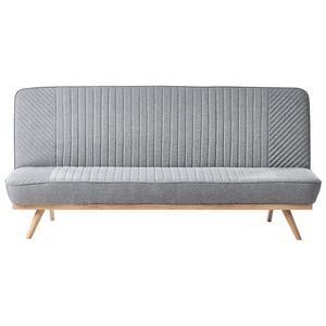 Beliani ROZKLÁDACÍ POHOVKA 191/108 cm Tmavě šedá Kalfafel obraz