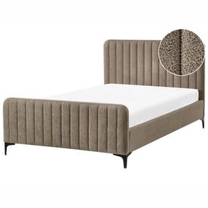 Beliani POSTEL s roštem 120/200 cm Taupe Lunan obraz
