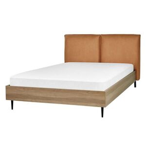 Beliani POSTEL 140/200 cm Zlatohnědá Limanton obraz