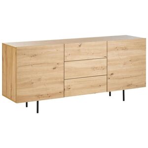 Beliani SIDEBOARD se 2 dveřmi Světle hnědý Kenora obraz