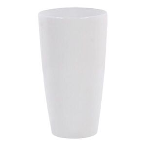 Beliani KVĚTINÁČ bílý kulatý 32/32/58 cm Tseria obraz