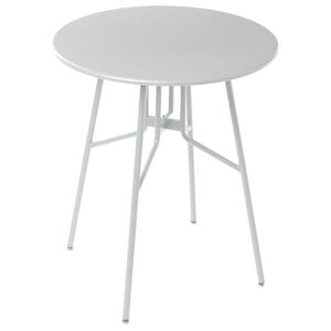 Beliani BISTRO STOLEK 64/64 cm Kov Šedý Taltal obraz