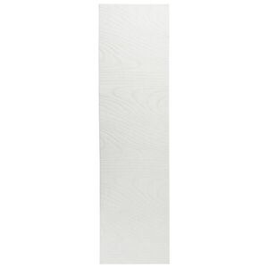 Beliani KOBEREC Z UMĚLÉ KOŽEŠINY Krémově bílý 80/300 cm Ontake obraz