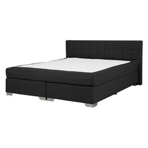 Beliani BOXSPRINGOVÁ POSTEL 140/200 cm Černá Admiral obraz