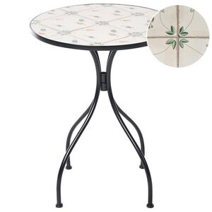 Beliani BISTRO STOLEK 60/60 cm Kov Černý Carona obraz