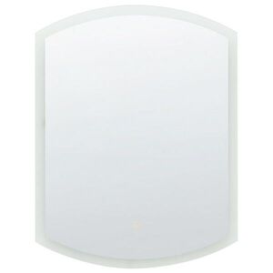 Beliani LED NÁSTĚNNÉ ZRCADLO 78 cm Stříbrné Beziers obraz