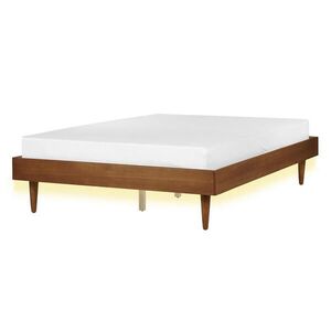 Beliani POSTEL 140/200 cm Hnědá Toucy obraz