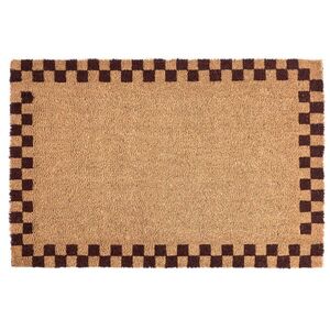 Beliani ROHOŽKA Béžová/Hnědá 60/90 cm Kokosová vlákna Sagada obraz