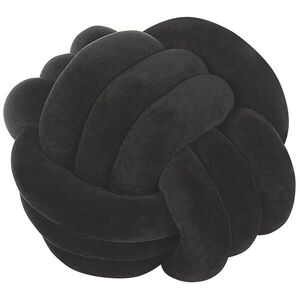 Beliani DEKORATIVNÍ POLŠTÁŘ Černý 30/30 cm Malni obraz