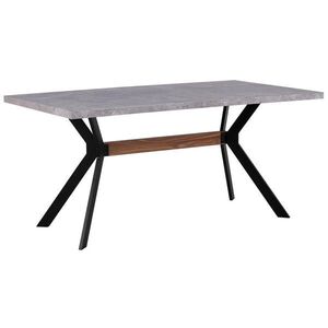 Beliani JÍDELNÍ STŮL 160/90/75 cm Světle šedý Obdélníkový Benson obraz
