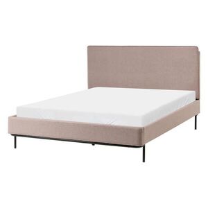 Beliani POSTEL s roštem 140/200 cm Taupe Corio obraz