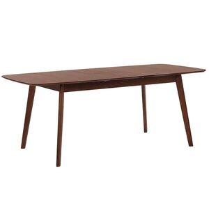 Beliani JÍDELNÍ STŮL 120-150/75/75 cm Tmavě hnědý Obdélníkový Madox obraz