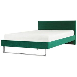 Beliani ČALOUNĚNÁ POSTEL 180/200 cm Zelená Bellou obraz