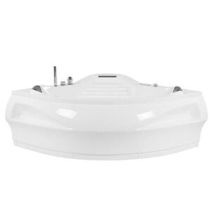 Beliani VÍŘIVKA VANA s LED 145x210x67 cm bílá Monaco V3 obraz