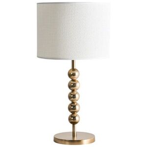 Beliani STOLNÍ LAMPA Mosaz Loky obraz