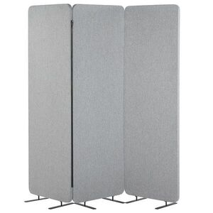 Beliani KANCELÁŘSKÝ DĚLICÍ PANEL 184/184 cm Světle šedý Standi obraz