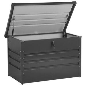 Beliani ÚLOŽNÝ BOX NA POLSTROVÁNÍ Ocel grafitově šedý 100/62 cm Cebrosa obraz