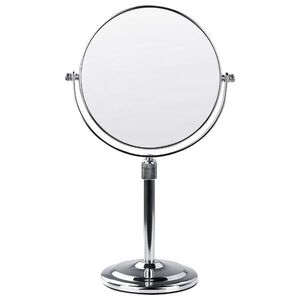 Beliani KOSMETICKÉ ZRCADLO 20 cm Stříbrné Aveyron obraz