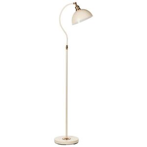 Beliani STOJACÍ LAMPA Béžová/Bílá/Zlatá Lennon obraz