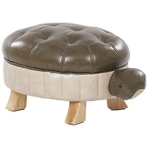 Beliani STOLIČKA VE TVARU ZVÍŘÁTKA Turtle 43/73/26 cm obraz