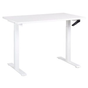 Beliani PSACÍ STŮL bílý 120/72 cm manuální výškově nastavitelný Destin III obraz