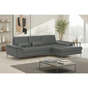Sit & More ROHOVÁ SEDAČKA, textil, kůže, antracitová obraz